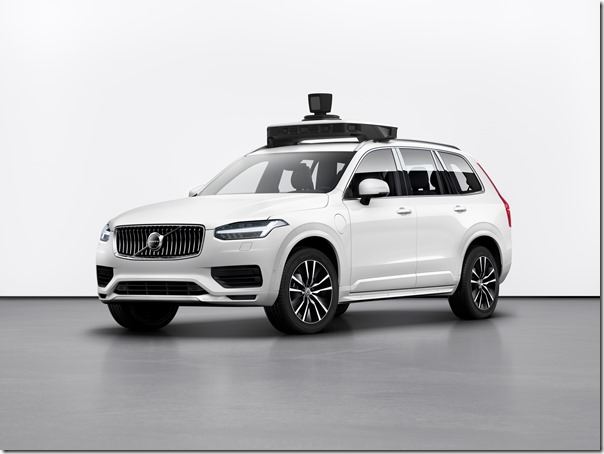 Volvo Cars and Uber present production vehicle ready for self-driving