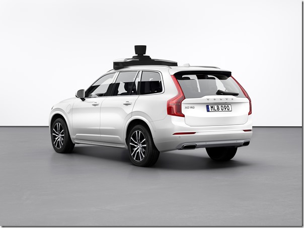 Volvo Cars and Uber present production vehicle ready for self-driving